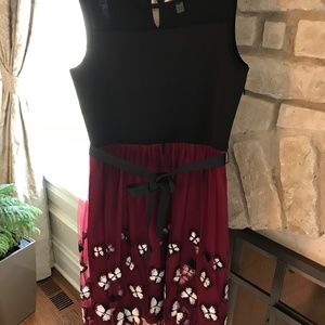 Girls size 14 twirling dress with butterflies